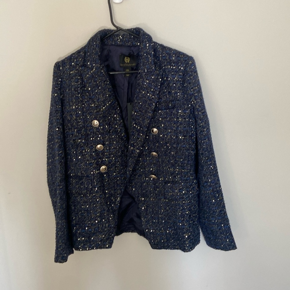 House of Harlow navy blue blazer.